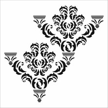 Stencil Sarayi Boyama Şablon Desenler - 4614