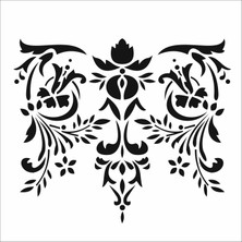 Stencil Sarayi Boyama Şablon Desenler - 4617