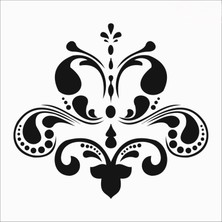 Stencil Sarayi Boyama Şablon Desenler - 4653
