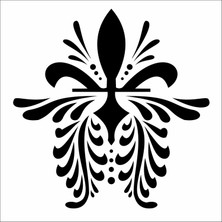 Stencil Sarayi Boyama Şablon Desenler - 4690