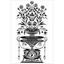 Stencil Sarayi Boyama Şablon Desenler - 8605