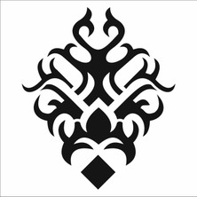 Stencil Sarayi Boyama Şablon Desenler - 4687