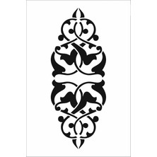 Stencil Sarayi Boyama Şablon Desenler - 8652