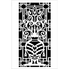 Stencil Sarayi Boyama Şablon Desenler - 8643