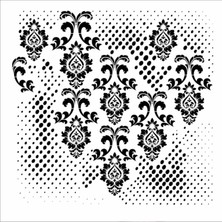 Stencil Sarayi Boyama Şablon Desenler - 8665