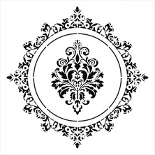 Stencil Sarayi Boyama Şablon Desenler - 8865