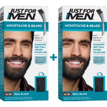 Just For Men Sakal & Bıyık Boyası Siyah 2'li Set
