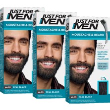 Just For Men Sakal & Bıyık Boyası Siyah 3'lü Set