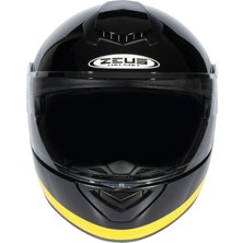 Zeus ZS-3050 Be6 Black Yellow Çene Açılır Kask