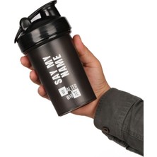 Walter White Protein Shaker,karıştırıcı Shaker,sporcu Shaker,antreman Shaker Siyah 550 ml