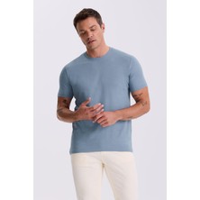 Mavi %100 Pamuk Slim Fit Bisiklet Yaka Basic T-Shirt
