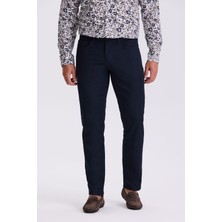 Jakamen Koyu Lacivert Slim Fit Pamuklu Düz Jean Kot Pantolon