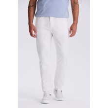 Ekru Comfor Fit Kanvas Spor Pantolon