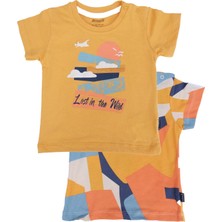 Bebelop Baskılı Geometrik Desenli T-Shirt 2'li Set