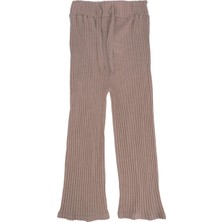 Bebelop Kız Çocuk Fitilli Dokulu Pijama Altı