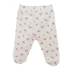 Bebelop Çiçek Desenli Pijama Altı 3'lü Set