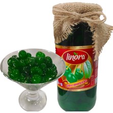 Linora Yeşil Kiraz Şekerleme Kavanoz 700 gr