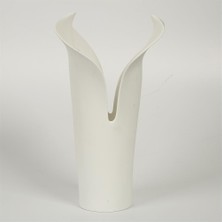 Vitale Beyaz Starliçe Vazo 26*26*29 cm AK.JM00015