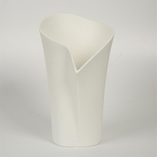 Vitale Beyaz Lale Vazo 1 18*18*16 cm AK.JM00017