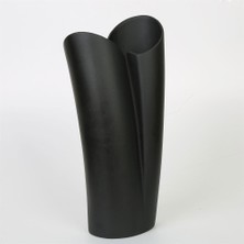 Vitale Siyah Spiral Vazo 11*18*39 cm AK.JM00013