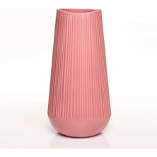 Vitale Moleanos Kırmızı Vazo Büyük 18*18*35 cm AK.JL0061