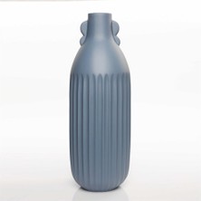 Vitale Antıque Mavi Vazo Büyük 14*14*45 cm AK.JL0049