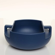 Vitale Handle Kulplu Mavi Kase 25*25*11 cm AK.JL0036