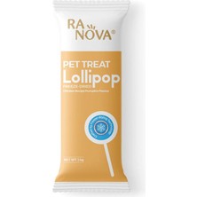 Ranova Kabak Aromalı Dondurularak Kurutulmuş Kedi Ödülü Lolipop 1.4 gr