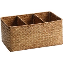 Cosy Zone Sepet Düzenleyici El Dokuma Sepeti Depolama Kutusu Dekoratif Rattan 28.5CMX18.5CMX13CM (Yurt Dışından)