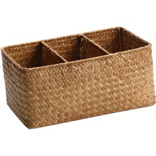 Cosy Zone Sepet Düzenleyici El Dokuma Sepeti Depolama Kutusu Dekoratif Rattan 28.5CMX18.5CMX13CM (Yurt Dışından)