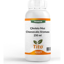 Tito Premium Çikolata Muz Cheesecake Aroması 250 ml