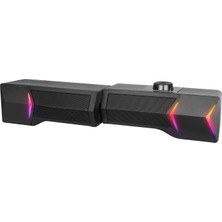 Rampage Elegant X10 2.0 Bluetoothlu Rms 3W*2 Rgb Işıklı Multimedia USB 5V 45DB Gaming Oyuncu Speaker