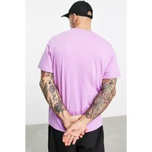 Nike Sportswear Clup Tee Lila Renk Erkek Spor Tişört