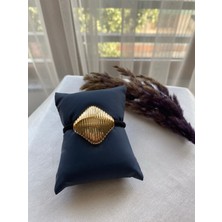 Accessory Ms Gold Çizgili Plaka Pinterest Toka