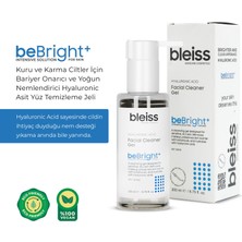 bleiss | beBright+ Kuru ve Karma Ciltler İçin Bariyer Onarıcı ve Yoğun Nemlendirici Hyaluronic Asit Yüz Temizleme Jeli