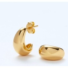 Nesly Accessories Paslanmaz Çelik Mini Bottega Model Küpe