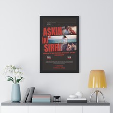 Lorwes Kişiye Özel Film Afişi ,poster, Hediye, Aşkın Iki Sırrı Temalı,sevgiliye Hediye,özel Hediye