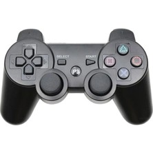 Cosmostech P3 Doubleshock Ps3 Playstation 3 Için Uyumlu Kablosuz Titreşimli Oyun Kolu Gamepad Joystick controller Siyah