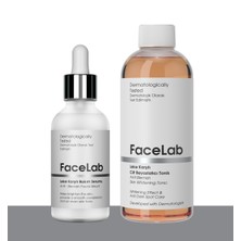 Facelab Leke Karşıtı Cilt Tonu Eşitleyici Cilt Beyazlatıcı Bakım Seti (Serum + Tonik)