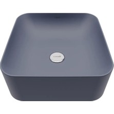 Creavit Ultra Kare Çanak Lavabo Basalt Mat 40CM