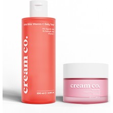 Cream Co. Akne Aydınlatıcı Nemlendirici İkili