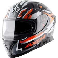 Axor Apex/streak E Full Face Parlak Siyah Gri Turuncu (M/c)-