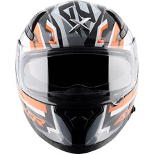 Axor Apex/streak E Full Face Parlak Siyah Gri Turuncu (M/c)-