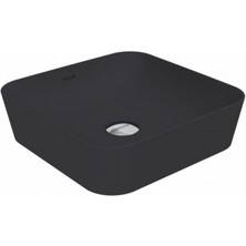Creavit Ultra Kare Çanak Lavabo Antrasit Mat 40CM
