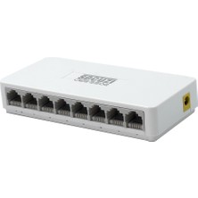 Secuzi 8 Port 10/100 Mbit Tak ve Kullan Switch