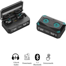 Byrtech Earbuds M98 Plus Powerbank Kutulu Dijital Göstergeli Bluetooth Kulaklık