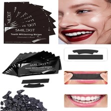 Xolo Smile Kit Diş Beyazlatma Bandı Siyah Bant Diş Aktif Kömürlü Doğal Florürsüz Vegan