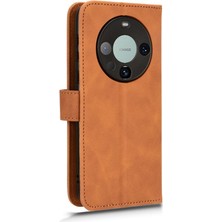 Mays Home1 Huawei Mate 60 Için Kılıf Koruyucu Kapak Tam Koruma Deri Folio (Yurt Dışından)