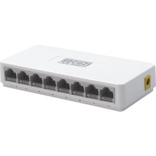 Secuzi 8 Port 10/100/1000MBPS Tak ve Kullan Gigabit Switch