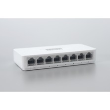 Secuzi 8 Port 10/100/1000MBPS Tak ve Kullan Gigabit Switch